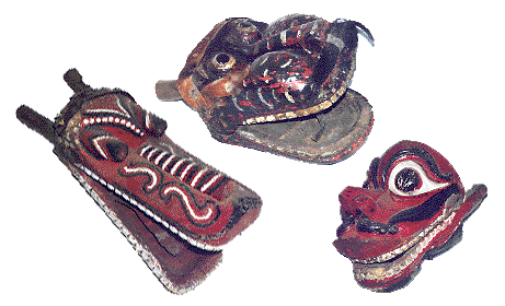 [3 barongan masks: 40k]