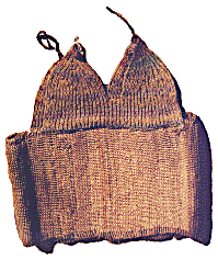 [New Guinea body armor knotted from string made from tree bark: 18k]