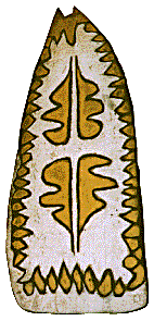 [Green River shield with geometric designs: 16k]