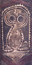 [Detail of figure from New Britian shield: 14k]