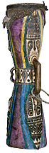 [Upper Sepik River hand drum from Swagup Village: 28k]
