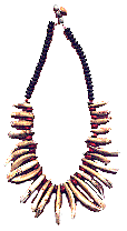 [Pig tusk necklace: 5k]